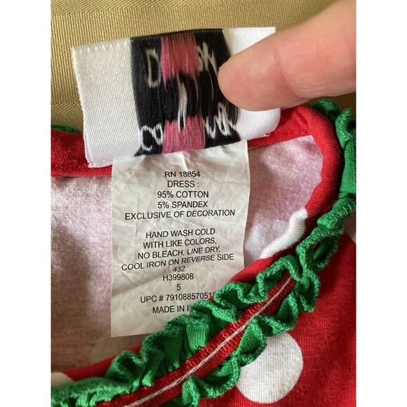 Counting Daisies Girls Christmas Dress - Picture 12 of 12